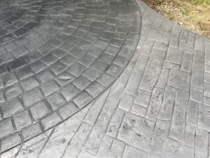 appian cobblestone concrete stamping