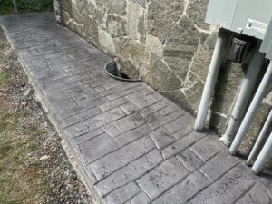 appian cobblestone concrete stamping