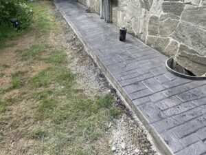 appian cobblestone concrete stamping