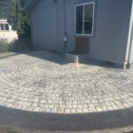 cobblestone circle concrete stamping rockaway oregon