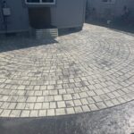 cobblestone circle concrete stamping rockaway oregon