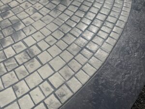 cobblestone circle concrete stamping rockaway oregon