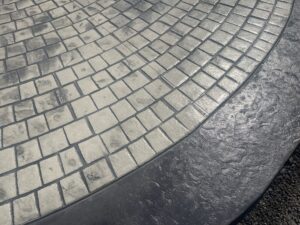 cobblestone circle concrete stamping rockaway oregon