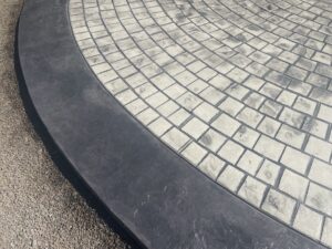 cobblestone circle concrete stamping rockaway oregon