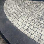 cobblestone circle concrete stamping rockaway oregon