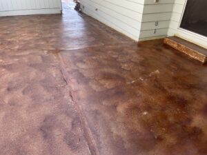 acid stained resurfacing concrete oregon