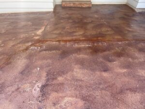 acid stained resurfacing concrete oregon