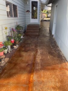 acid stained resurfacing concrete oregon