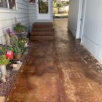 acid stained resurfacing concrete oregon