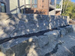 concrete retaining wall cannon beach