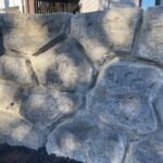 concrete retaining wall cannon beach