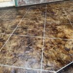 acid stained concrete overlay