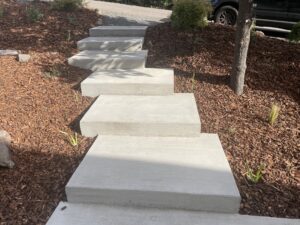concrete stairs oregon coast
