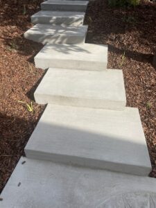 concrete stairs oregon coast