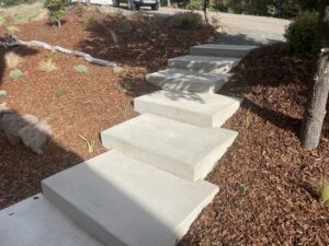 concrete stairs oregon coast