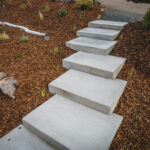 concrete stairs oregon coast