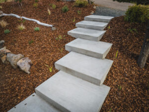 concrete stairs oregon coast