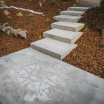 concrete stairs oregon coast