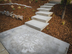 concrete stairs oregon coast