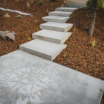 concrete stairs oregon coast