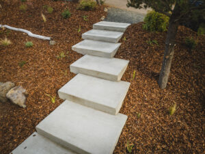 concrete stairs oregon coast
