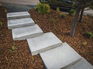 concrete stairs oregon coast