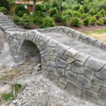 mirror bridge sidewalk decorative concrete bridge
