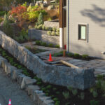 concrete retaining wall cannon beach