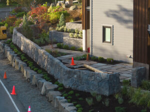 concrete retaining wall cannon beach