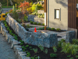 concrete retaining wall cannon beach