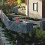 concrete retaining wall cannon beach