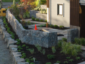 concrete retaining wall cannon beach
