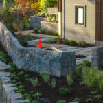 concrete retaining wall cannon beach