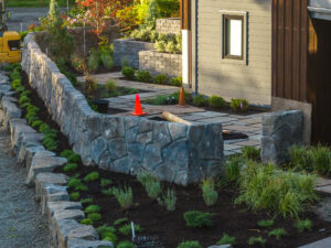 concrete retaining wall cannon beach
