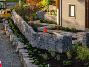 concrete retaining wall cannon beach