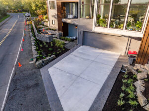 concrete retaining wall cannon beach