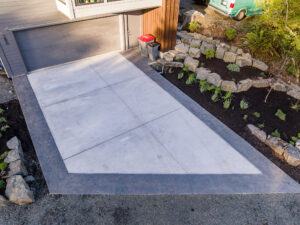 concrete retaining wall cannon beach
