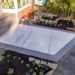 concrete retaining wall cannon beach