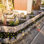 concrete retaining wall cannon beach