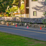 concrete retaining wall cannon beach