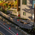 concrete retaining wall cannon beach