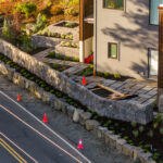 concrete retaining wall cannon beach