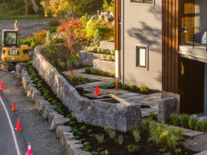 concrete retaining wall cannon beach