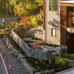 concrete retaining wall cannon beach