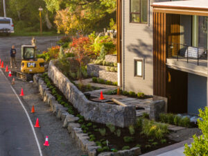 concrete retaining wall cannon beach