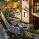concrete retaining wall cannon beach