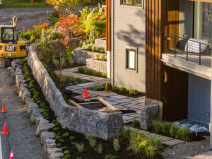 concrete retaining wall cannon beach