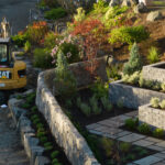 concrete retaining wall cannon beach
