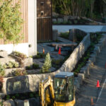 concrete retaining wall cannon beach