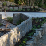 concrete retaining wall cannon beach